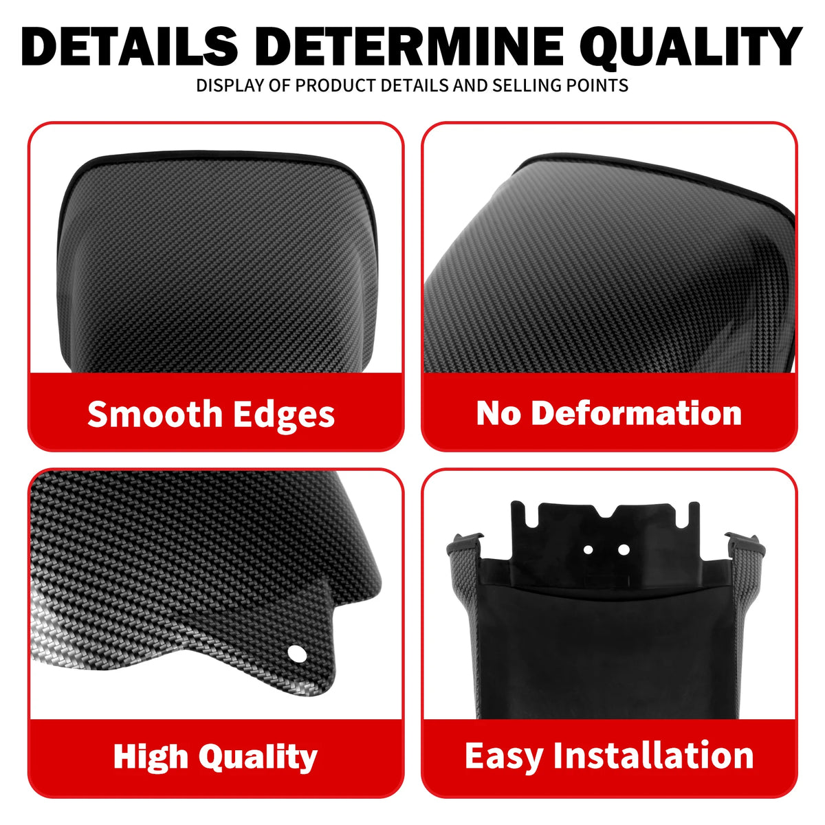 Motorcycle Seat Cowl Fairing Rear Passenger Seat Back Cover ABS For Harley Touring Road Street Glide 2024-Up FLTRXSE FLHXSE 2023