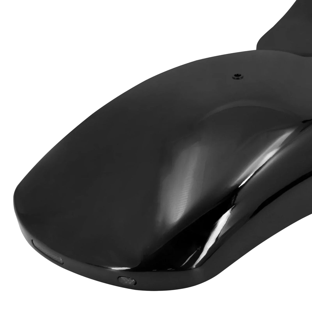 Motorcycle Driver Solo Cushion Seat Rear Fender Mudguard With Turn Signal LED Light For Harley Softail Fat Boy Breakout 18-2023