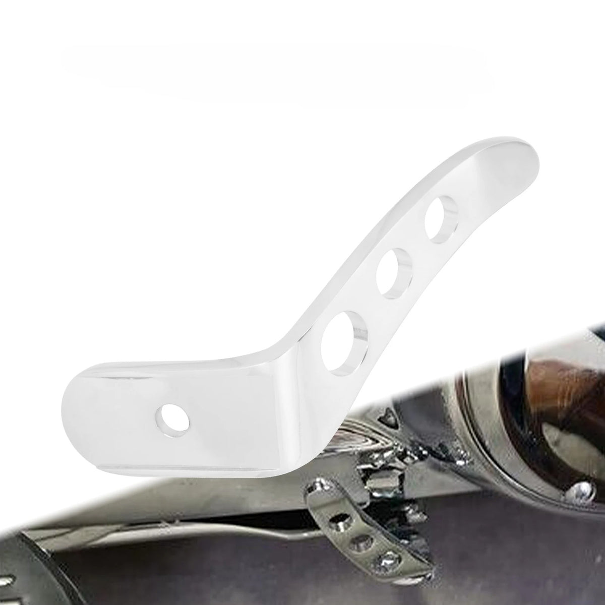 Motorcycle Chrome Foot Pedal Stand Kickstands Extension For Harley Touring Electra Street Glide Road King FLHX FLTRXS FLHTK CVO