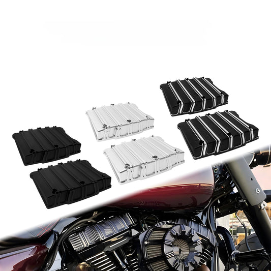Motorcycle Rocker Box Top Cover Aluminum Engine Case Covers For Harley Twin Cam Tourig Electra Road Glide Softail Dyna 1999-2017